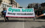 CTP-BG Lefkoşa Türk Belediyesi önünde eylem