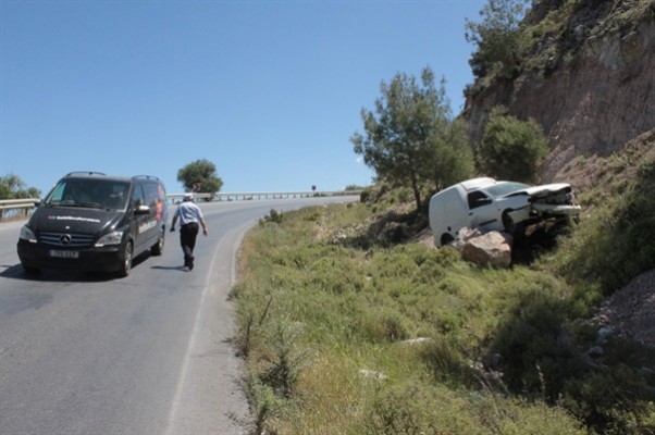 Girne Dağyolu'nda trafik kazası