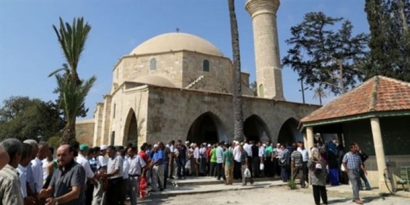 600 kişi bayramda Hala Sultan Tekkesi’ni ziyaret etti