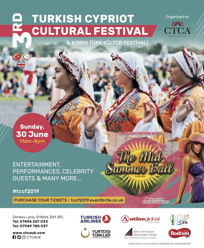 Londra'daki Kıbrıs Türk Festivali 30 Haziran'da