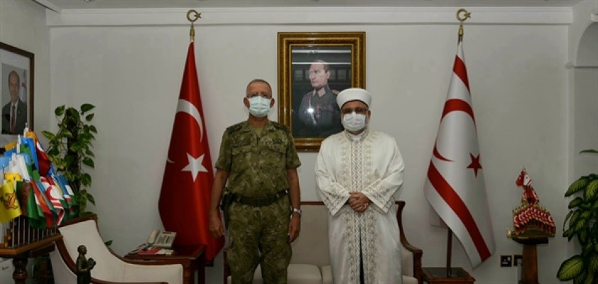 GKK Komutanı, Din İşleri Başkanı Ahmet Ünsal’ı kabul etti