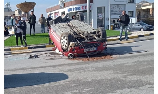 Lefkoşa’da iki trafik kazası meydana geldi…
