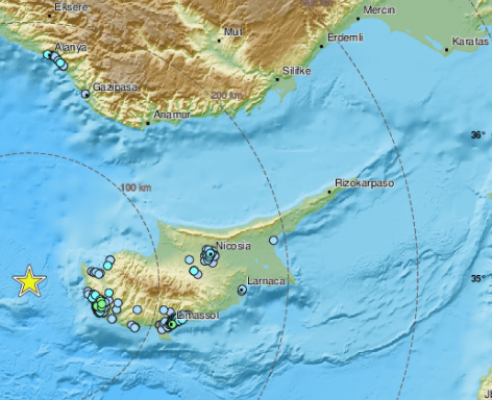 Kıbrıs'ta korkutan bir deprem daha...