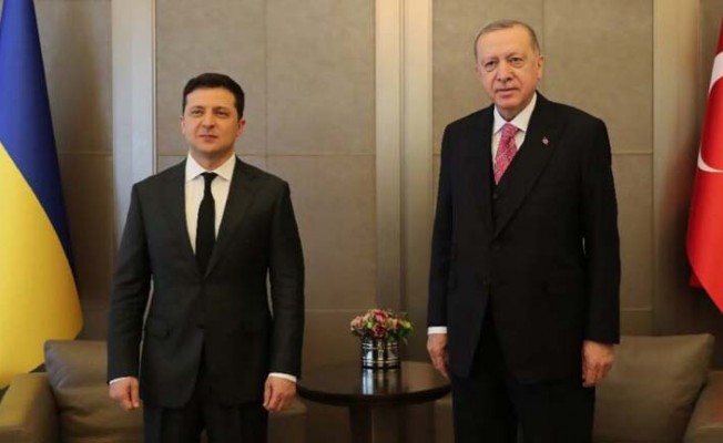 Erdoğan, Zelenski'yle görüştü