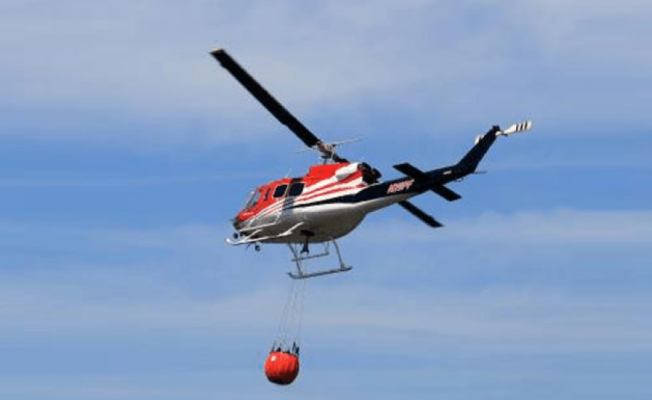 Türkiye'den 2, BM Barış Gücü'nden 1 yangın helikopteri geliyor