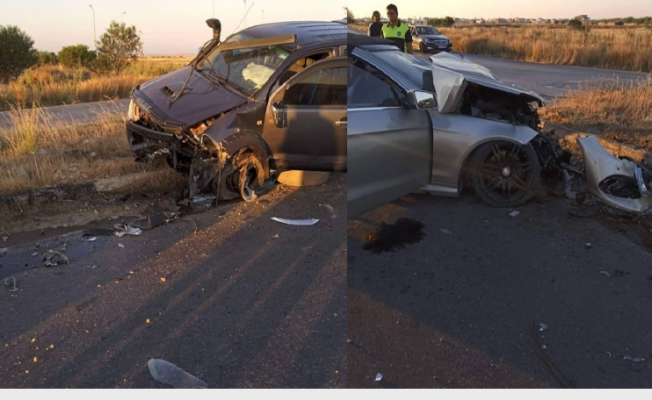 Gazimağusa- Tuzla yolunda trafik kazası