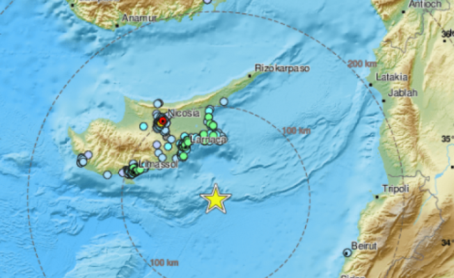 Kıbrıs'ta korkutan deprem!