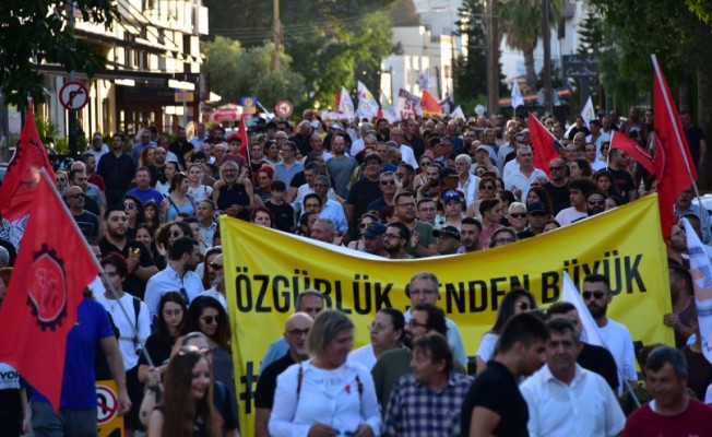 Toplumsal Varoluş Platformu Lefkoşa’da eylem yaptı