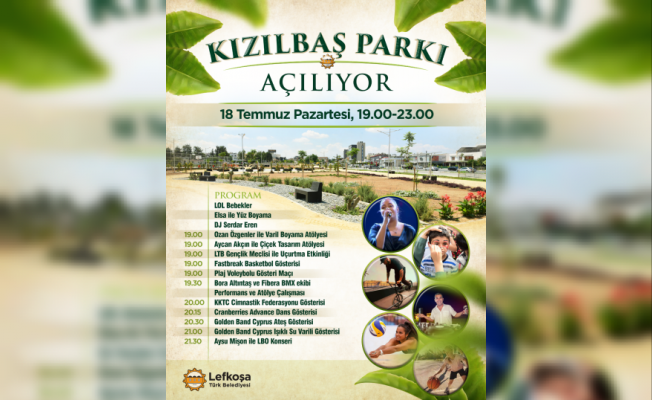 LTB Kızılbaş Parkı, 18 Temmuz’da açılıyor