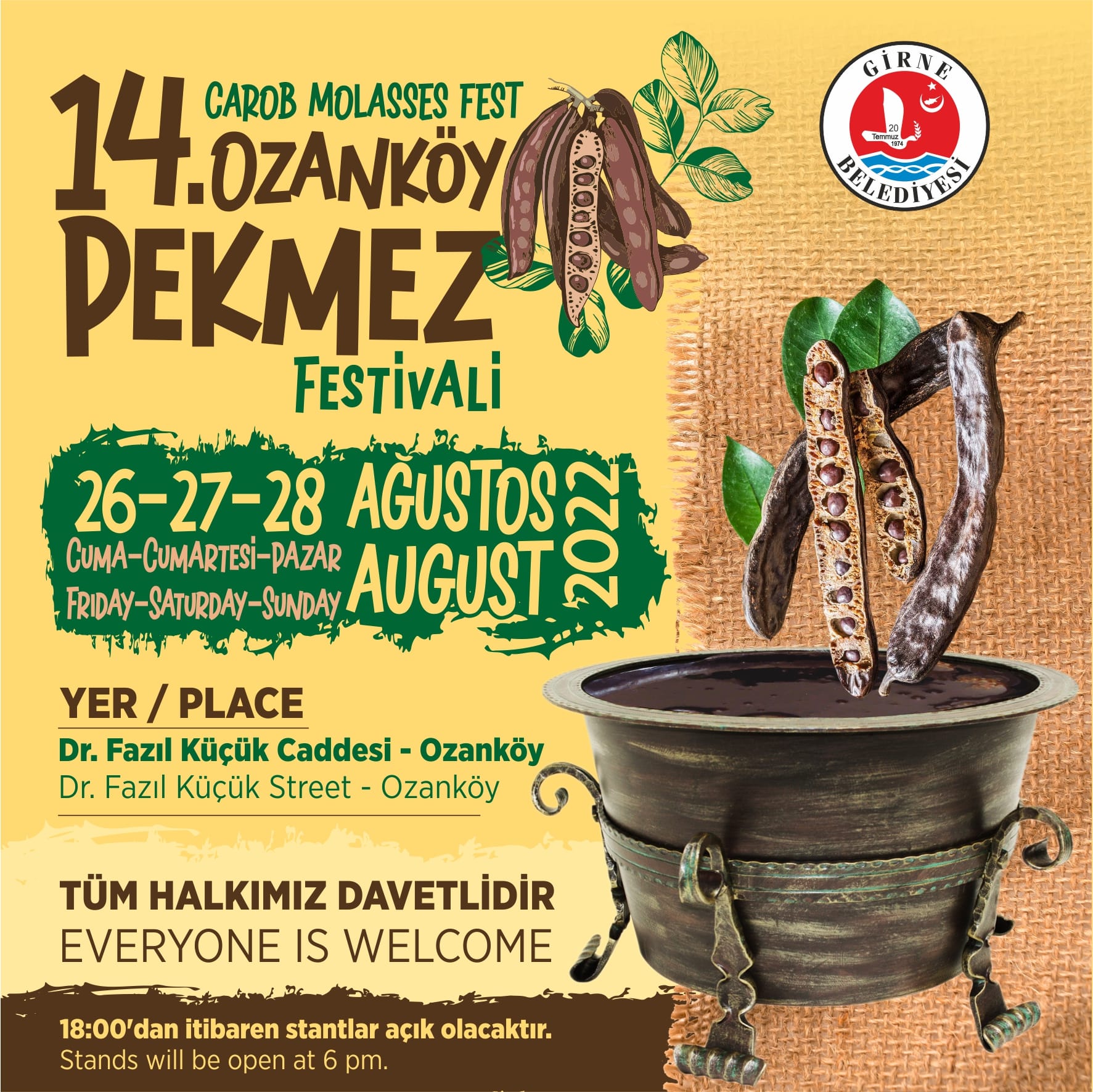 14. Ozanköy Pekmez Festivali Yarın Başlıyor