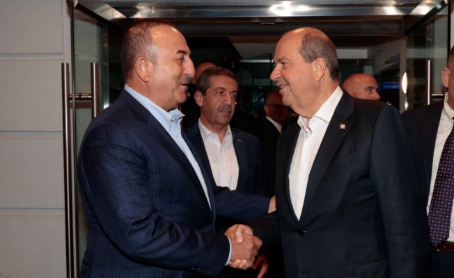 Tatar New York'ta TC Dışişleri Bakanı Çavuşoğlu'yla bir araya geldi