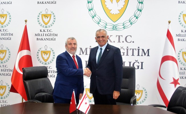 Çavuşoğlu, ÖSYM Başkanı Ersoy'u kabul etti
