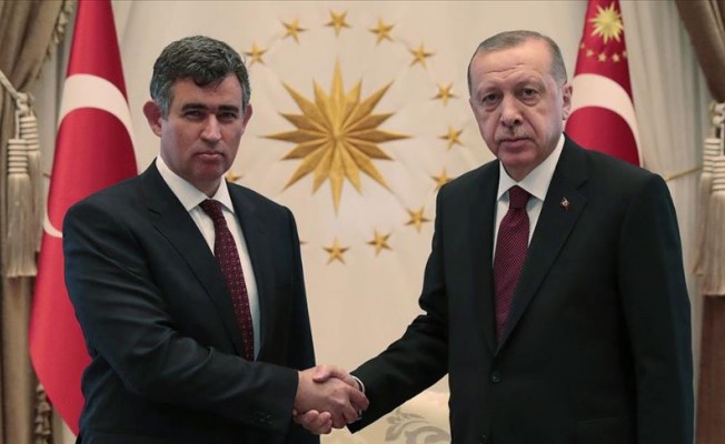 Erdoğan, Feyzioğlu'nu kabul etti