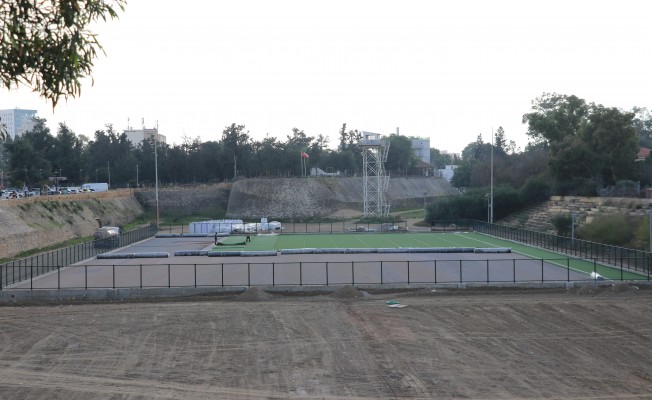 Çetinkaya TSK futbol takımı ara bölgedeki tarihi sahasına dönmek için gün sayıyor
