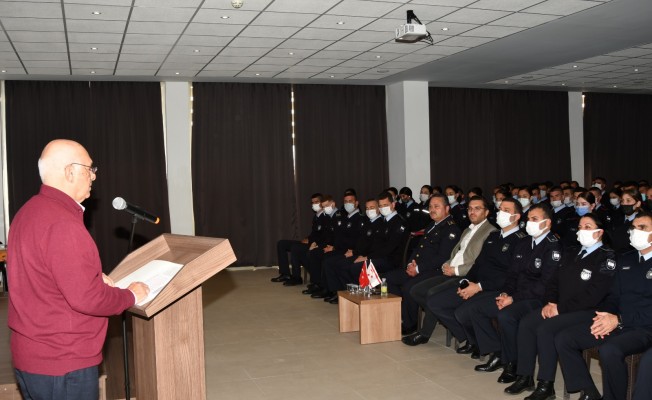 Ercan Çitlioğlu, Polis Okulu öğrencilerine ders verdi…
