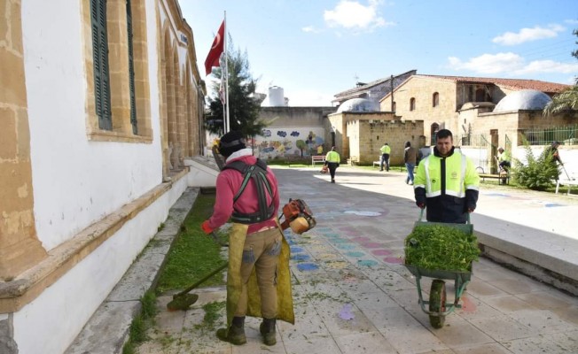 Lefkoşa'da 38 devlet okulu temizlendi