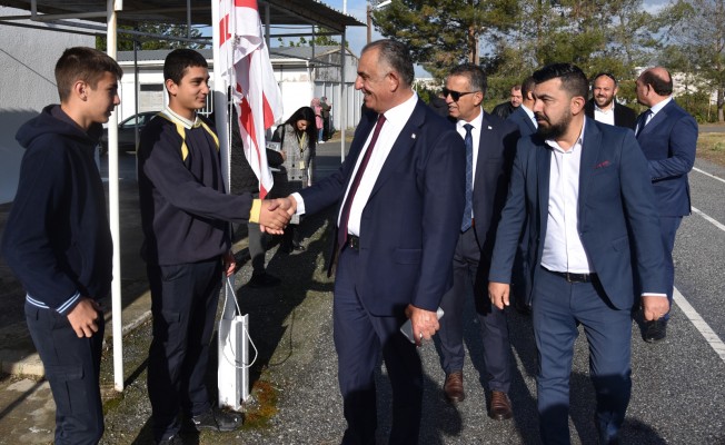 Geçitkale Cumhuriyet Lisesi, Yeniceköy Polis Okulu'nda eğitime yeniden başladı