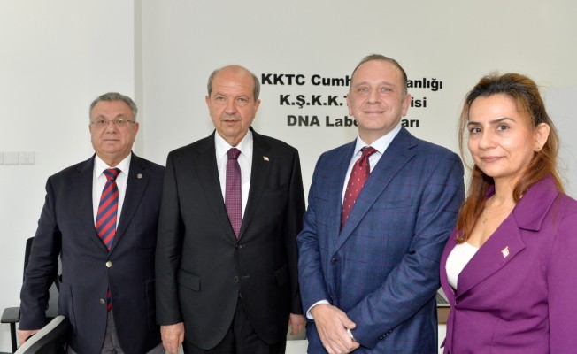 Tatar, Kayıp Şahıslar Komitesi DNA Laboratuvarı’nı ziyaret etti