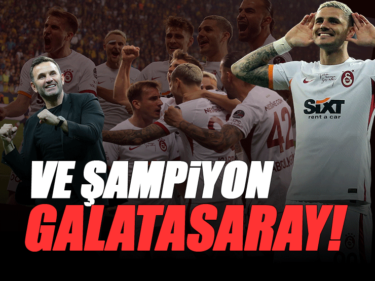 Galatasaray ŞAMPİYON...