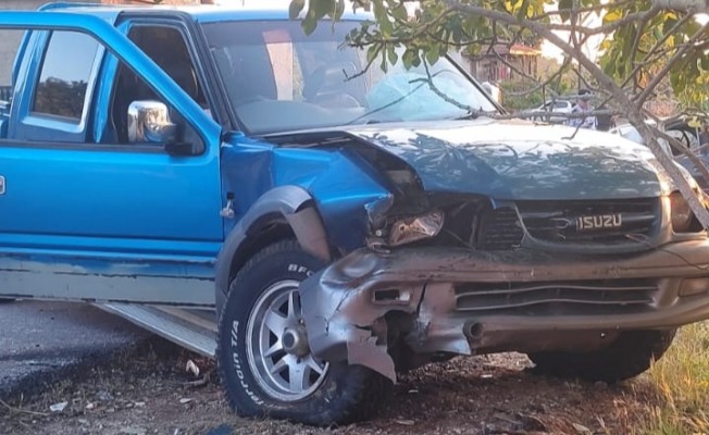 Sipahi'de trafik kazası..1 yaralı